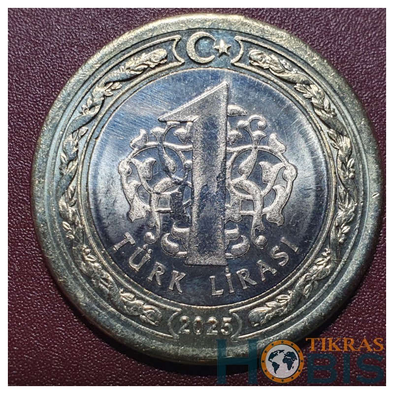 Turkija 1 lira, 2025 UC1