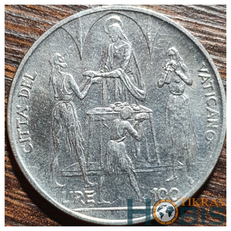 Vatican City 100 lire, 1968 KM106