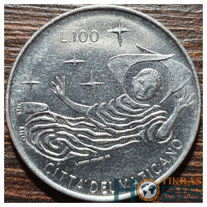 Vatican City 100 lire, 1969 KM114