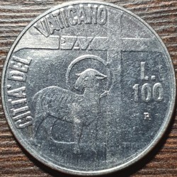 Vatikanas 100 lirų, 1984 KM180
