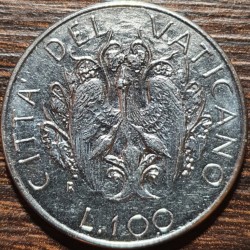 Vatikanas 100 lirų, 1989 KM216