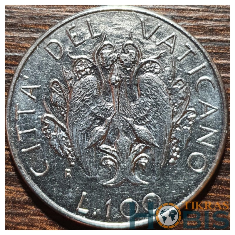 Vatican City 100 lire, 1989 KM216