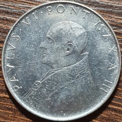 Vatican City 100 lire, 1963-1965 KM82