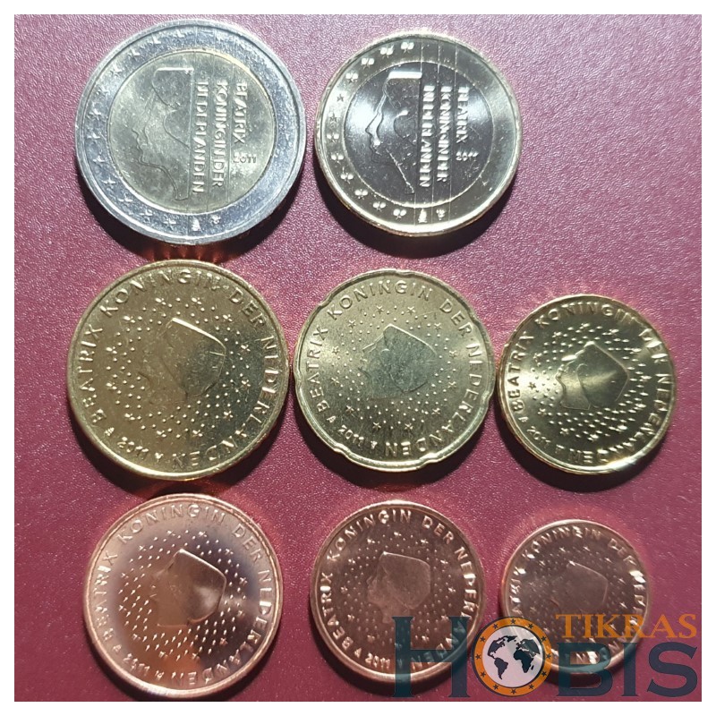 Netherlands 2011 Euro coin set