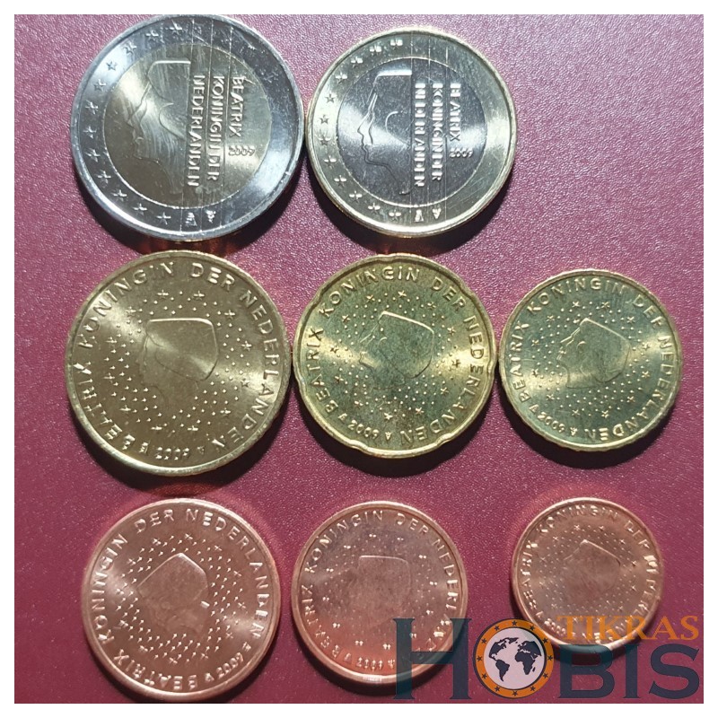 Netherlands 2009 Euro coin set