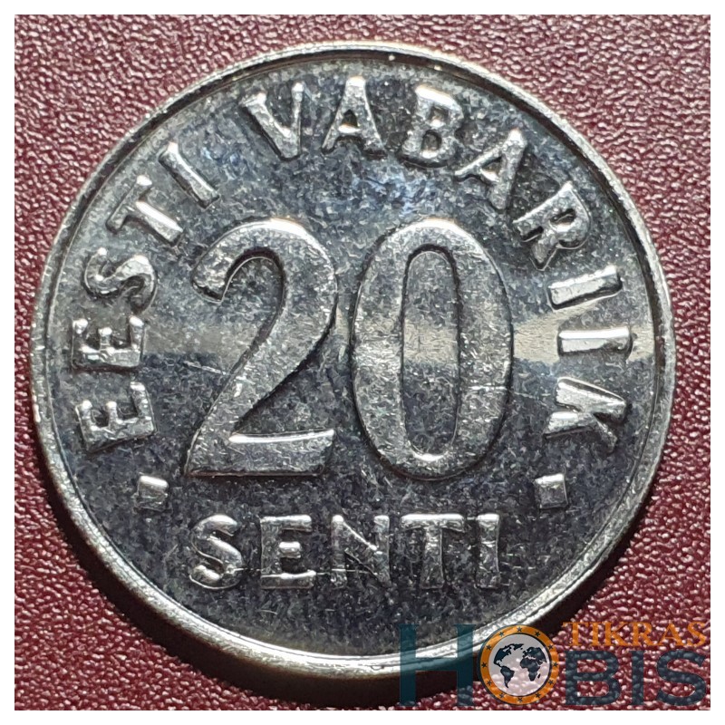 Estija 20 sentų, 1999 KM23a