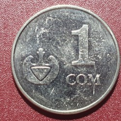 Kirgizija 1 somas, 2008 KM14
