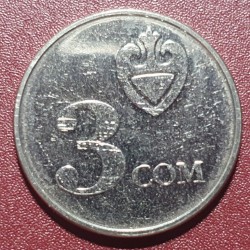 Kyrgyzstan 3 som, 2008 KM15