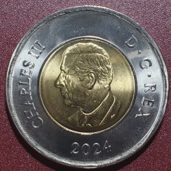 Canada 2 dollars, 2024 100th Royal Canadian Air Force UC1668
