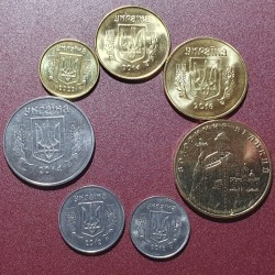 Ukraina 2012-2016 metų 7 vnt. rinkinys