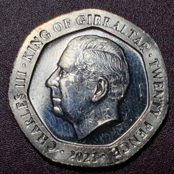 Gibraltar 20 pence, 2023 UC20