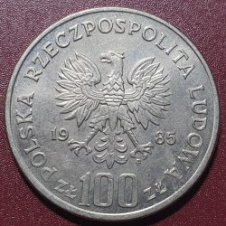 Poland 100 zlotych, 1985 King Przemyslaw II Y155