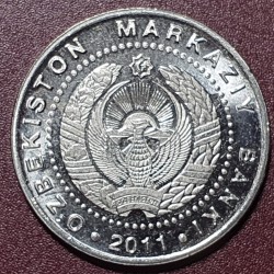 Uzbekija 500 sumų, 2011 Nepriklausomybės 20 KM34