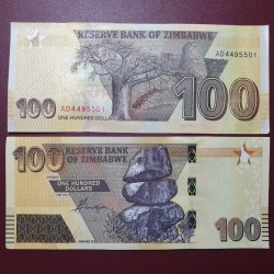 Zimbabvė 100 Dollars, 2020...