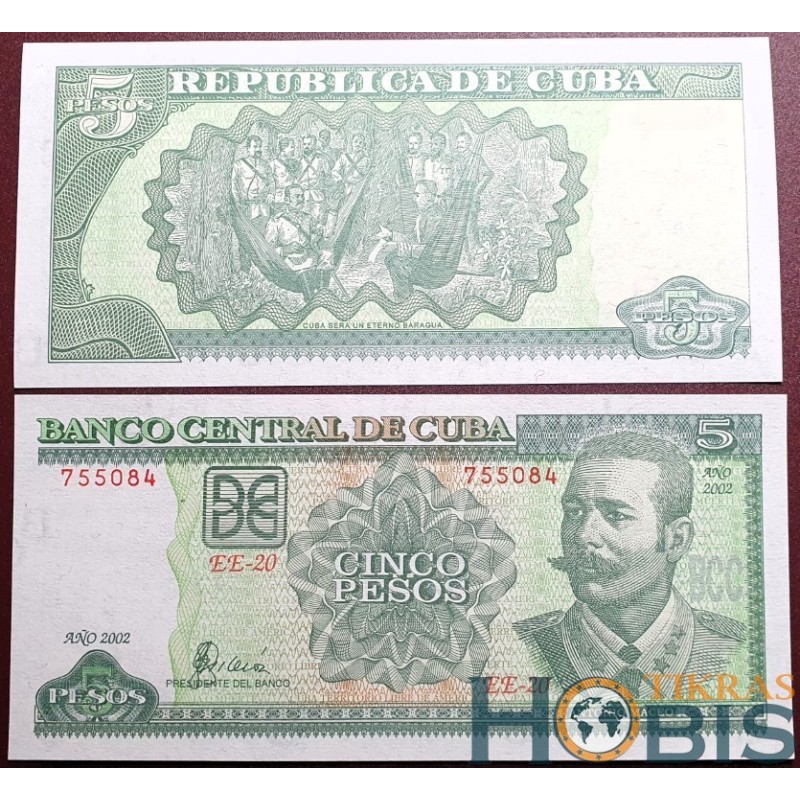 C 5 pesos, 2002 P-116e