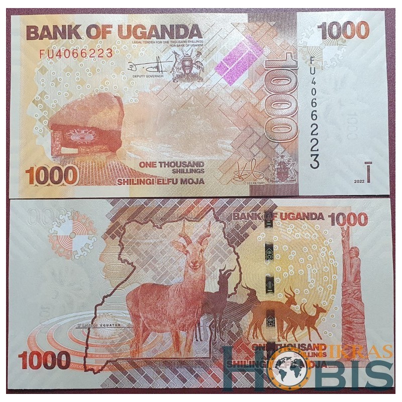 Uganda 1000 šilingų, 2022 P-49g