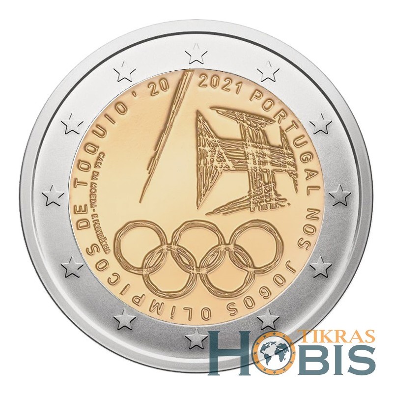 Portugal 2 euro, 2021 Summer Olympics in Tokio U113