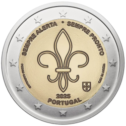 Portugalija 2 eurai, 2025...