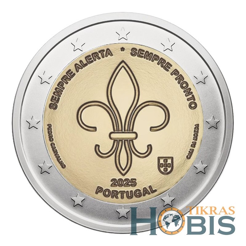 Portugal 2 euro, 2025 World Scouting and Youth Movements U120