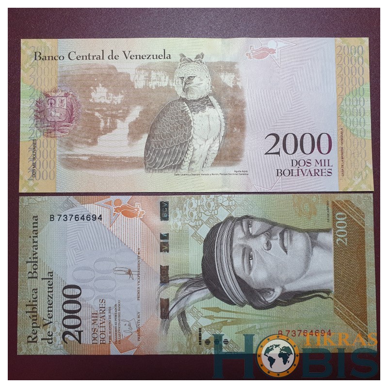 Venesuela 2000 bolivarų, 2016 P-96a.2
