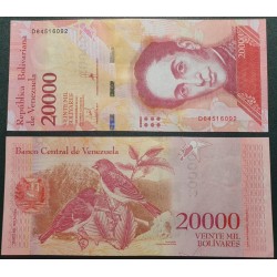 Venesuela 20000 bolivarų,...