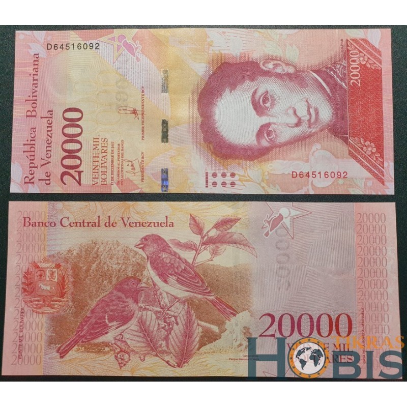 Venezuela 20000 bolívars, 2017 P-99c