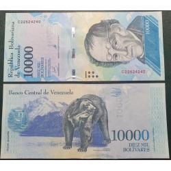 Venezuela 10000 bolívars,...