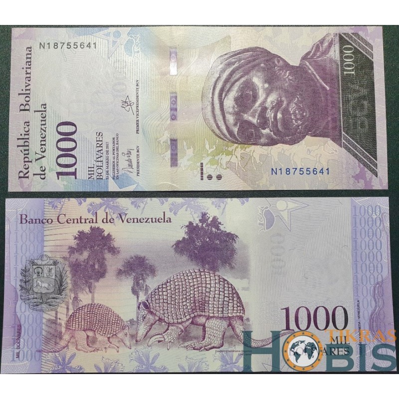Venesuela 1000 bolivarų, 2017 P-95b