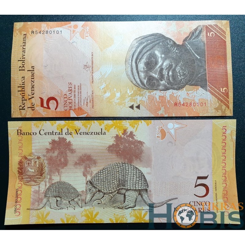 Venezuela 5 bolívars, 2013 P-89f