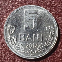 Moldova 5 bani, 2017 KM2