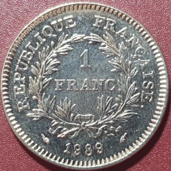 France 1 franc, 1989 200th Estates General KM967