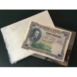 Sleeves for one banknote...