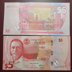 Beliz 5 Dollars, 2025 P-74a