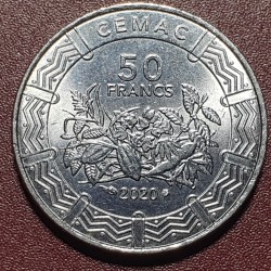 Centrinė Afrika (BEAC) 50 frankų, 2020 KM21