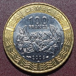 Central Africa (BEAC) 100 francs, 2006-2020 KM15