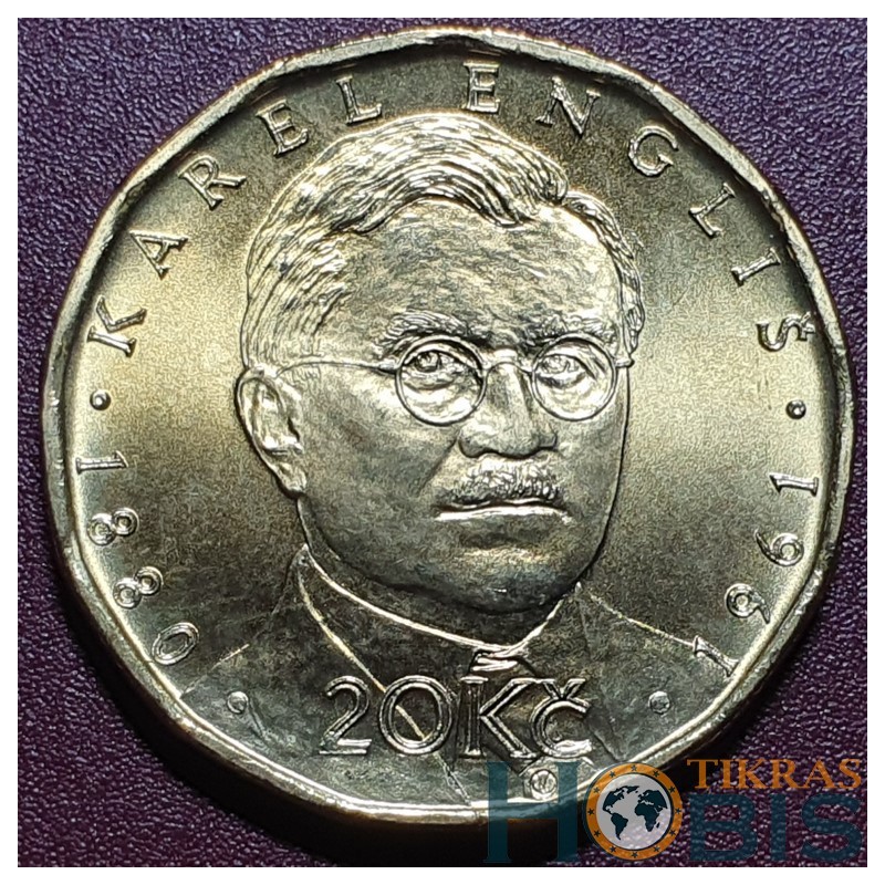 Čekija 20 kronų, 2019 Karelis Englišas UC104