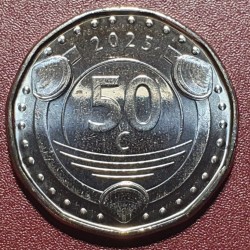 Sint Maarten 50 cents, 2025 Adoption of the Caribbean Guilder, UC8