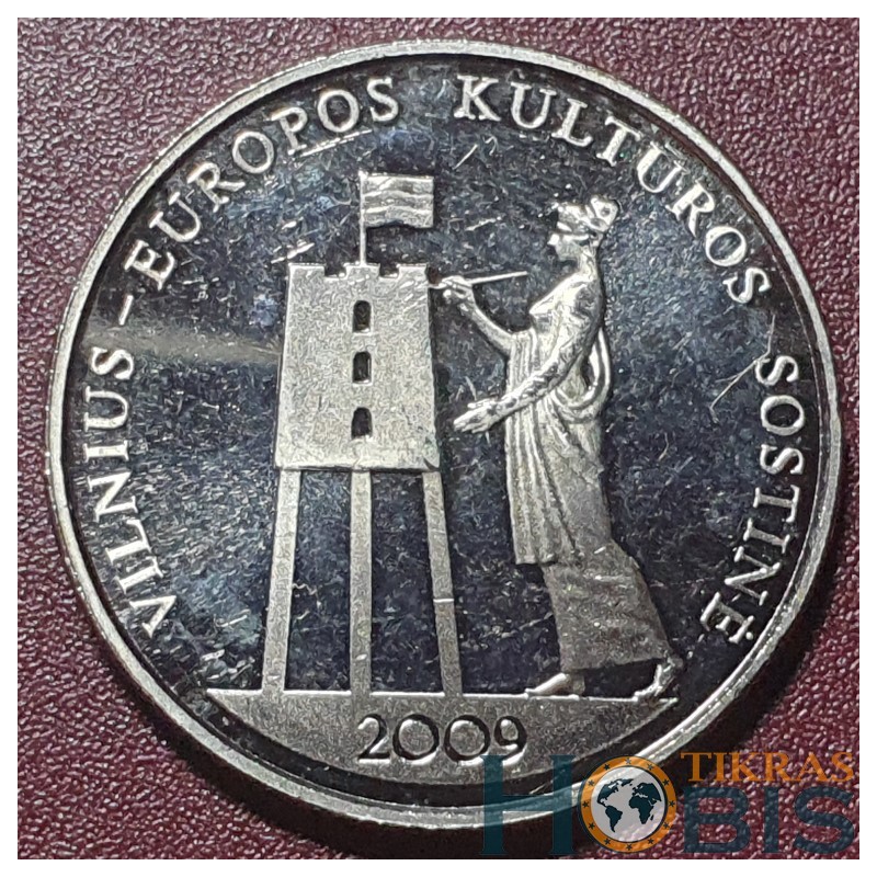Lietuva 1 litas, 2009 Vilnius - Europos kultūros sostinė KM162