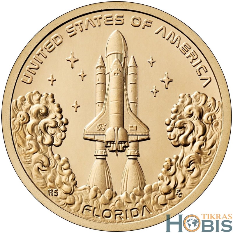 US 1 Dollar, 2025 Innovations, Florida. Cape Canaveral UC429
