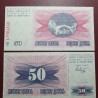 Bosnia and Herzegovina 50 dinars, 1992 P-12a
