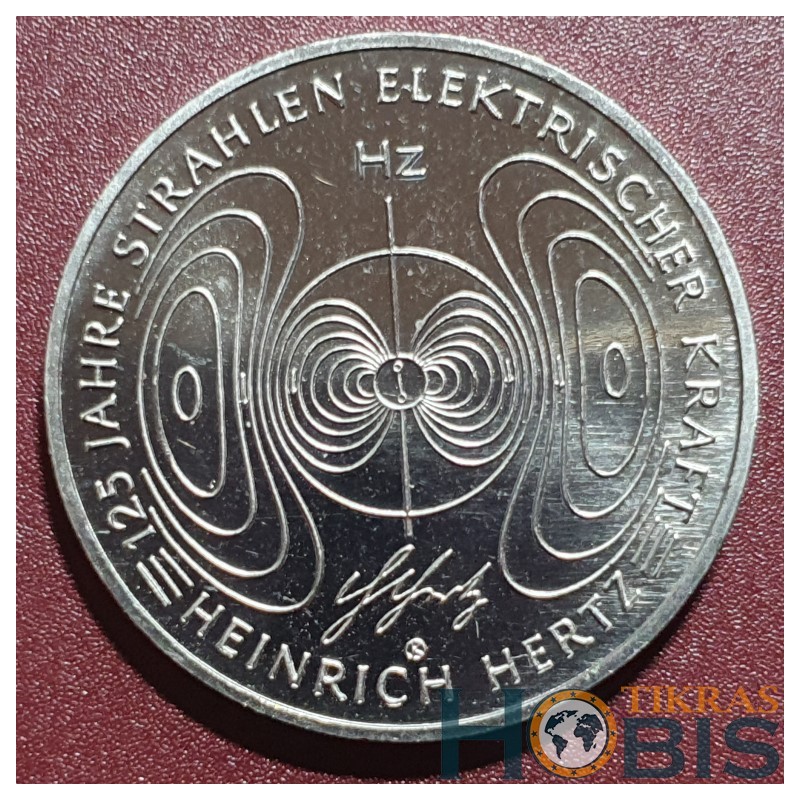 Vokietija 10 eurų, 2013 125-osios elektros smūgio KM319