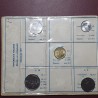 Italija liros, 1971 metų, 5 monetų rinkinys