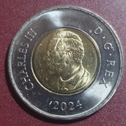 Canada 2 dollars, 2024 100th Royal Canadian Air Force UC1669 Color