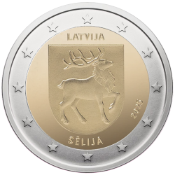 Latvija 2 eurai, 2025 Sėla...