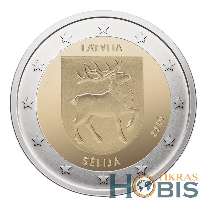 Latvija 2 eurai, 2025 Sėla UC113