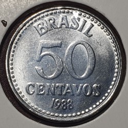 Brazilija 50 sentavų, 1988...