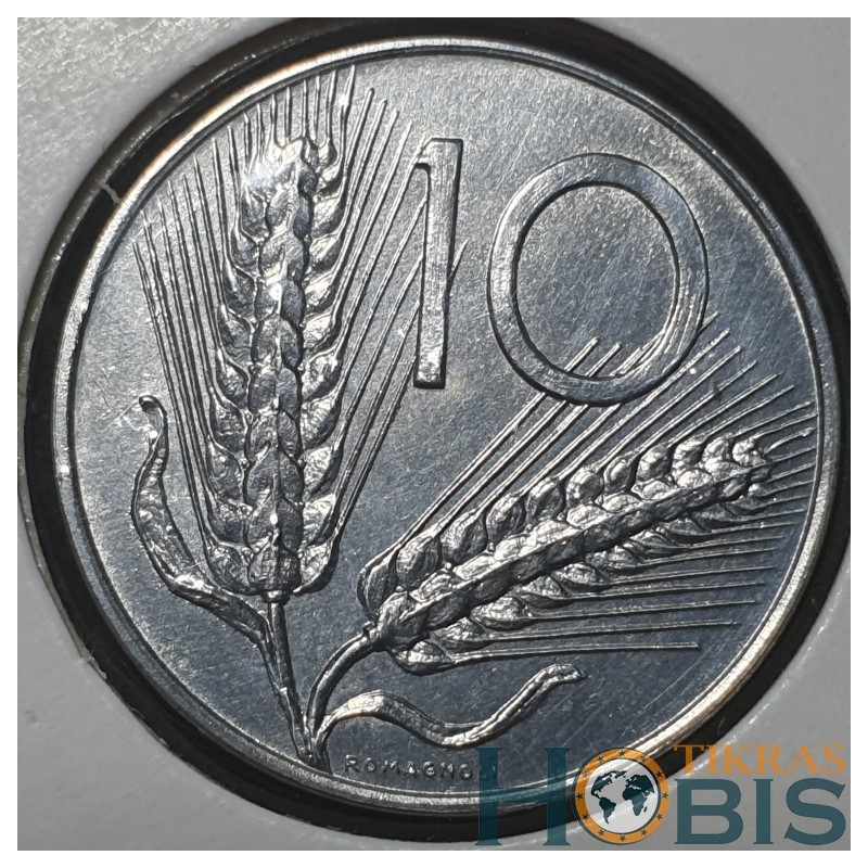 Italija 10 lirų, 1981 KM93