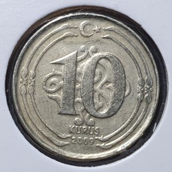 Turkija 10 kurušų, 2009 KM1241