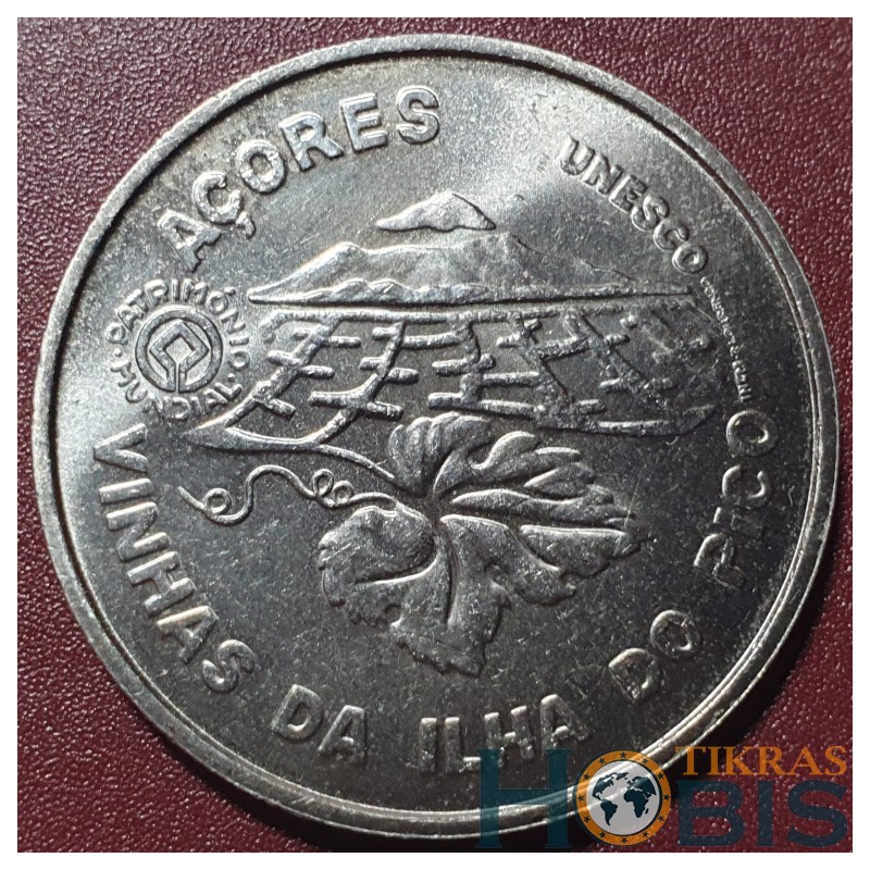 Portugalija 2,5 euro, 2011 Pico salos vynuogynų kultūros peizažas KM810