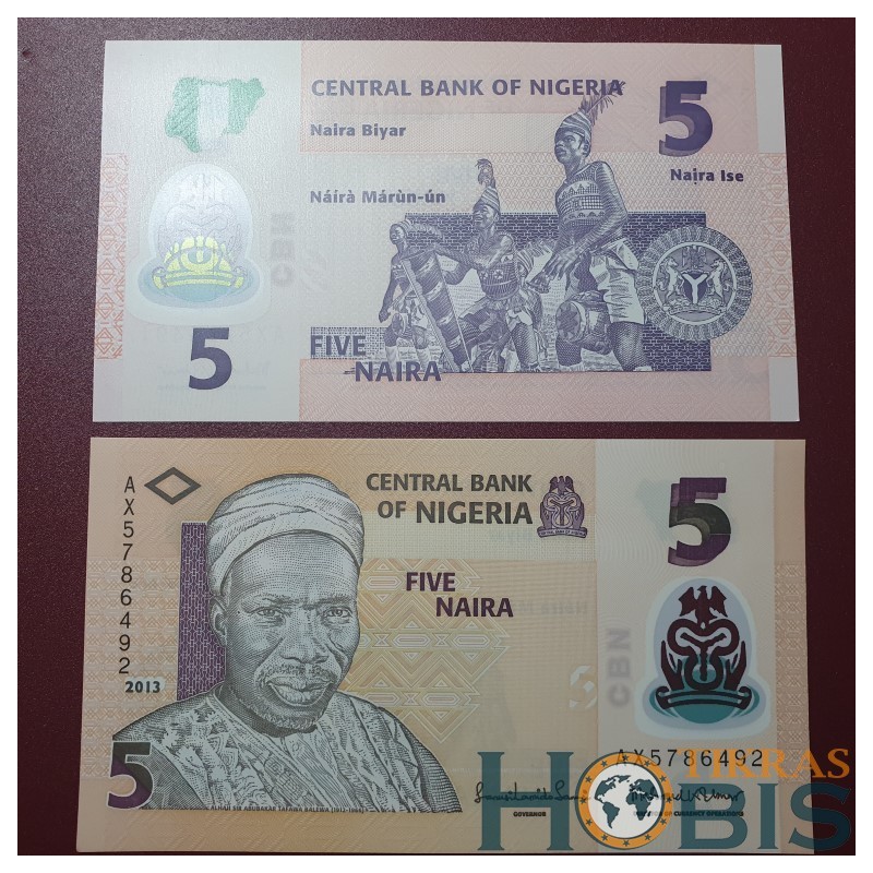 Nigeria 5 nairos, 2013 P-38d